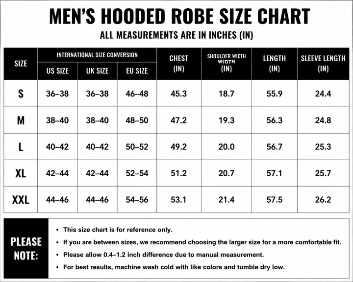 Breathable Men’s Long Robe