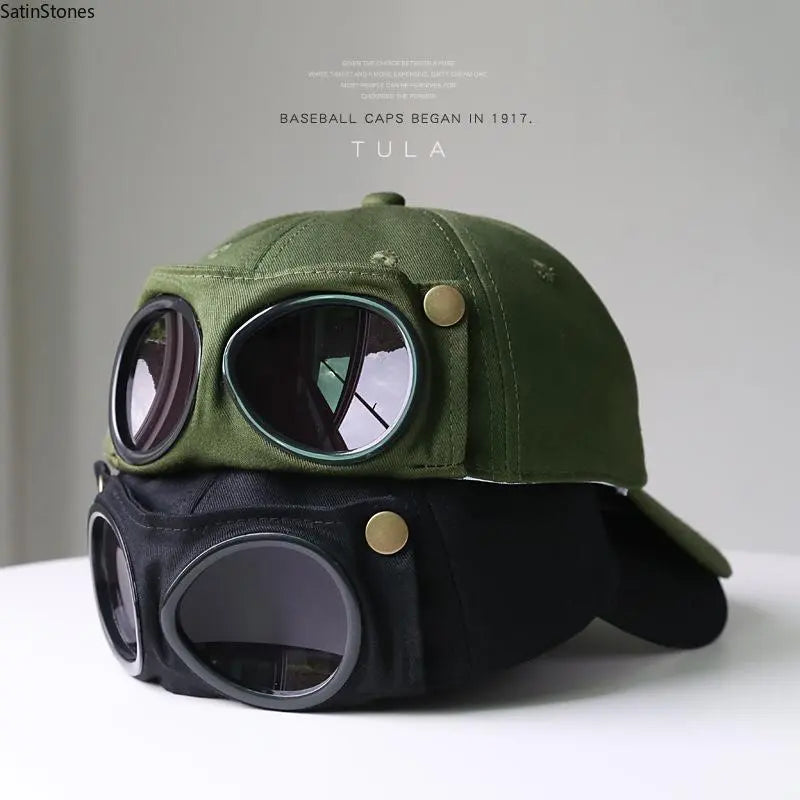 AVIATOR GOGGLE BASEBALL CAP