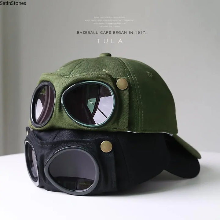 AVIATOR GOGGLE BASEBALL CAP