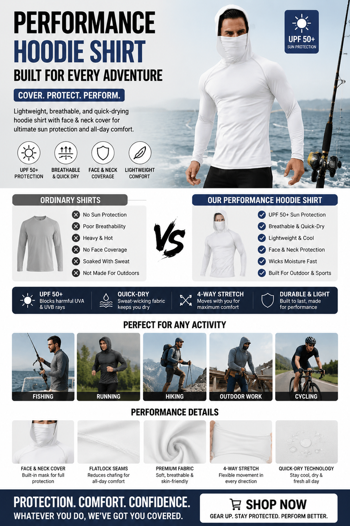 PERFORMANCE HOODIE SHIRT