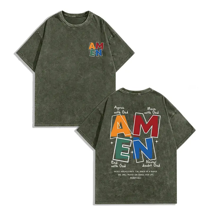 Vintage Faith Washed Tee