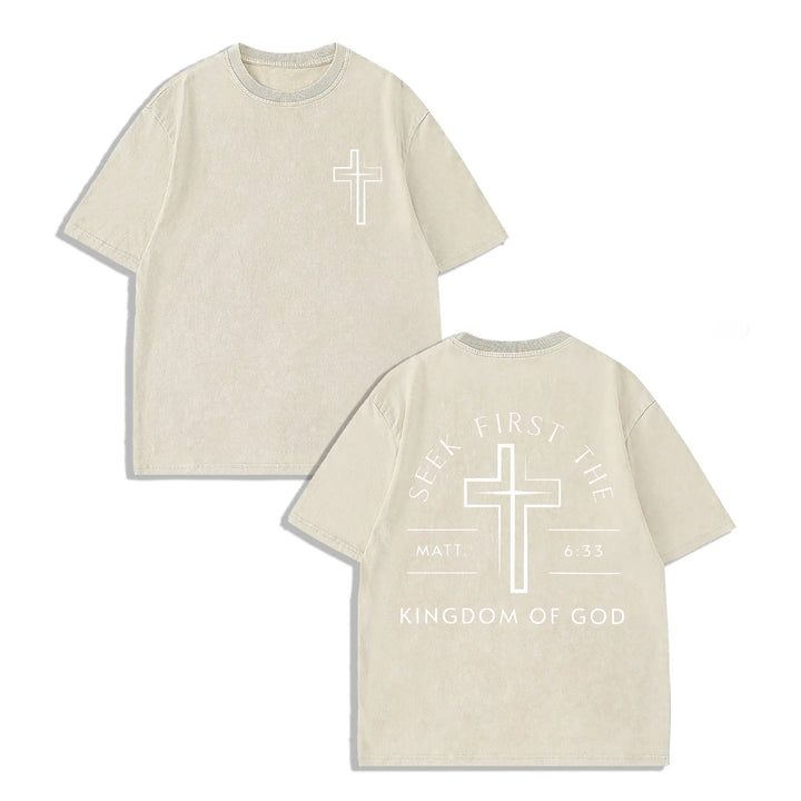 Seek First Vintage Faith Tee