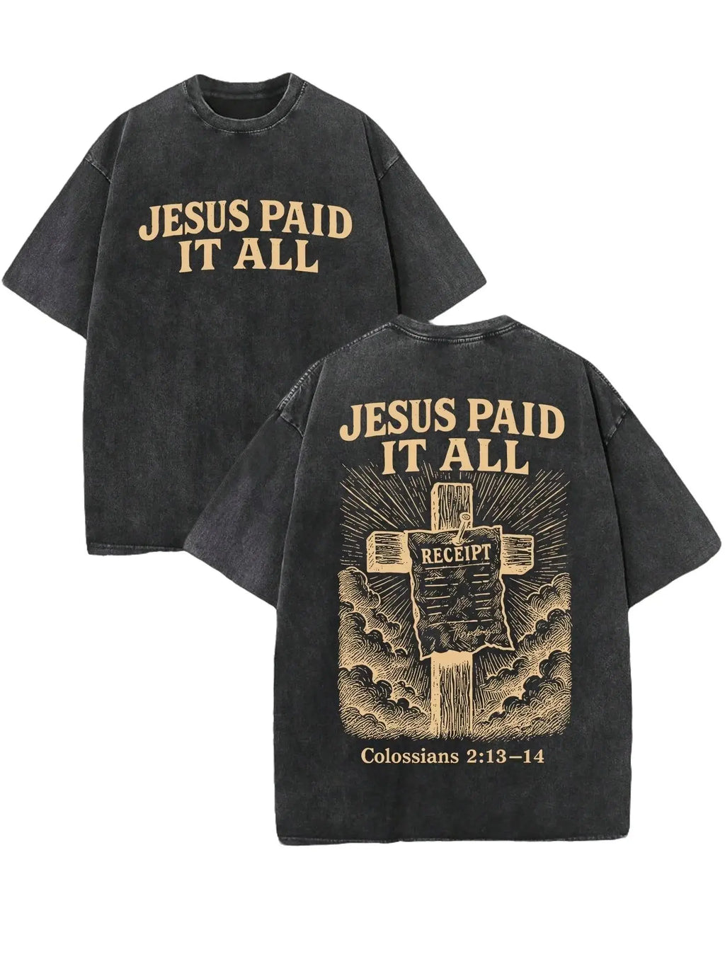 Vintage Faith Oversized Tee