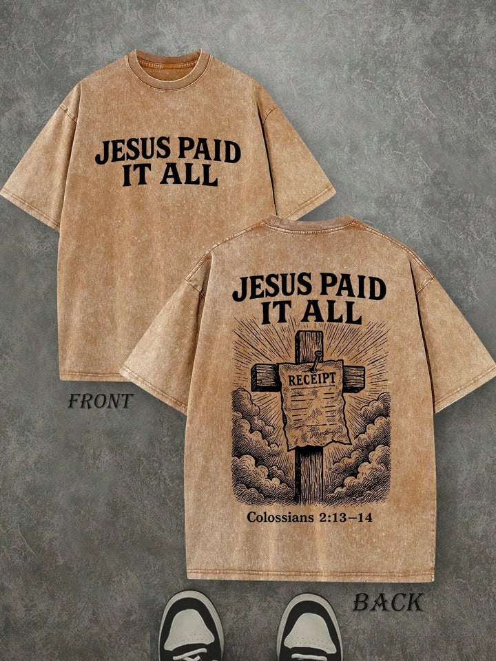 Vintage Faith Oversized Tee
