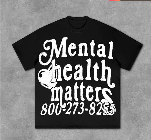 Mental Health Matters Tee - Black