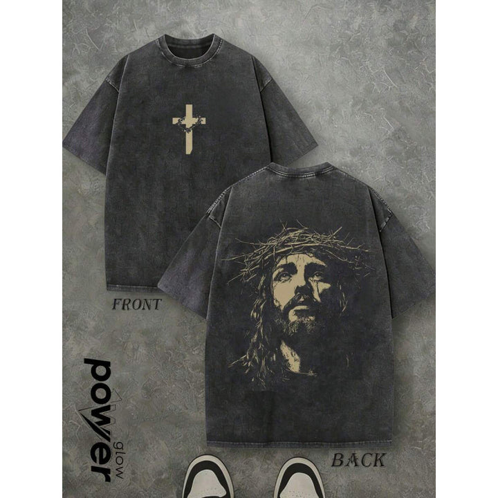 Faith &amp; Strength Vintage Washed Tee