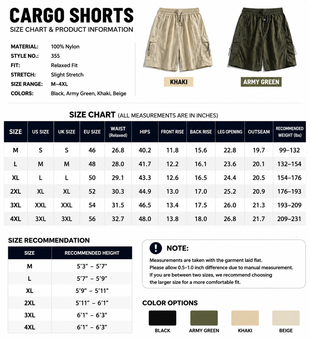 Utility Cargo Shorts