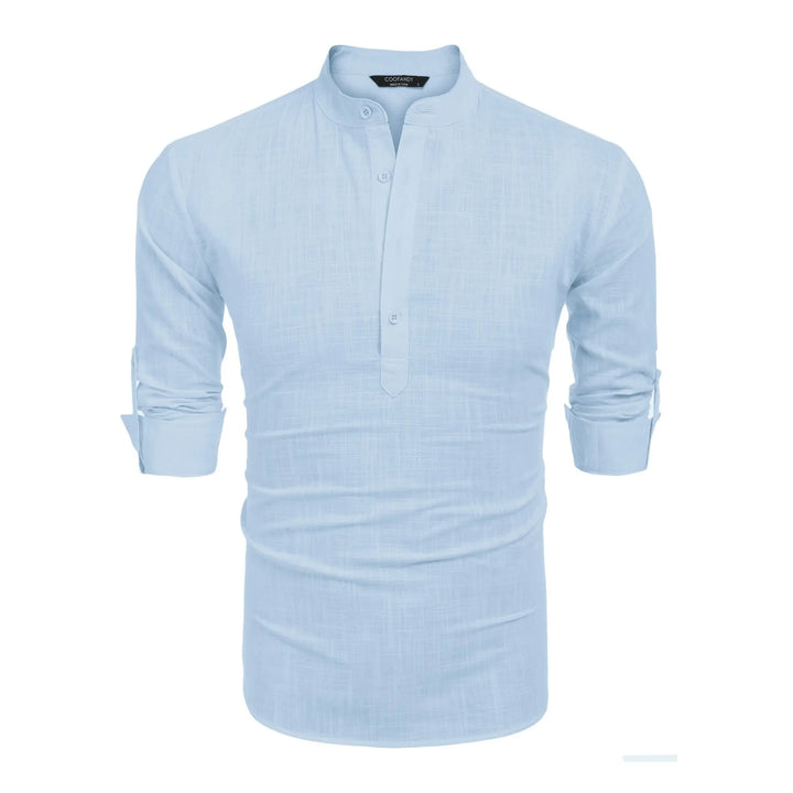 Coastal Linen Henley