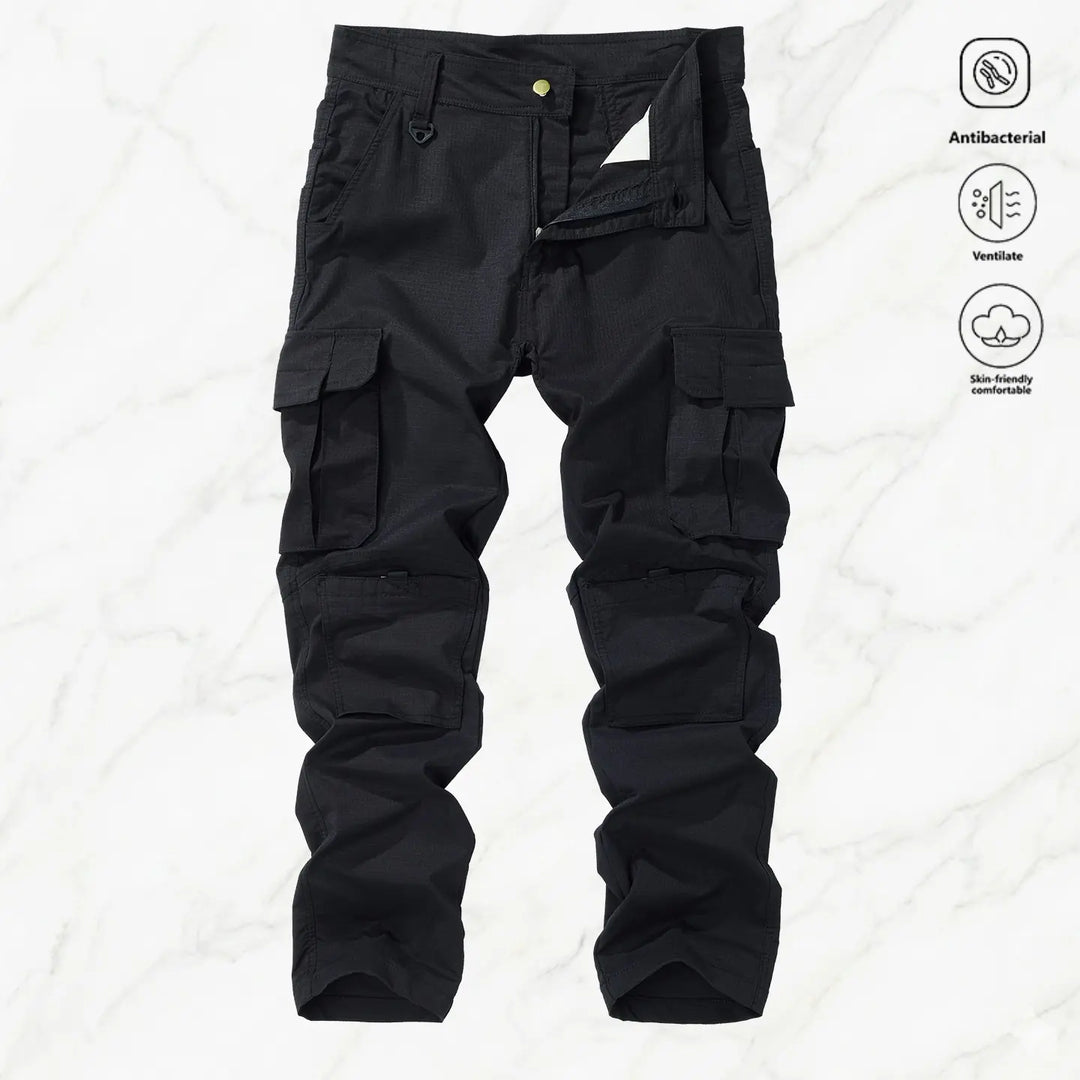 Black cargo pants