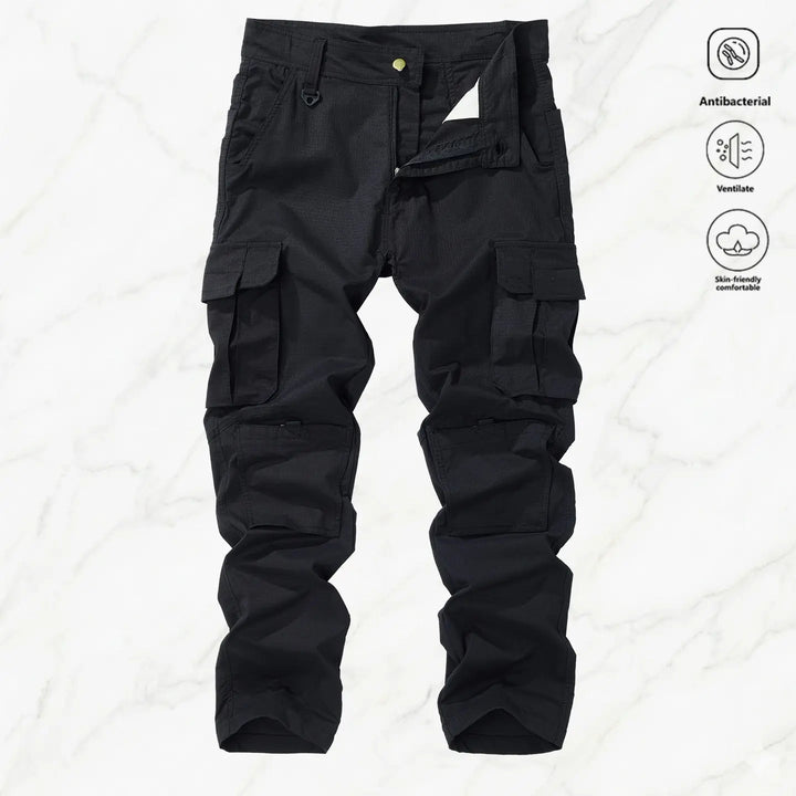 Black cargo pants