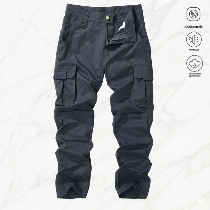Gray cargo pants
